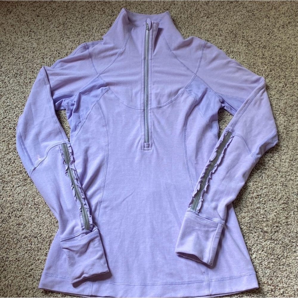 lululemon athletica Lavender Quarter-Zip Sweatshirt